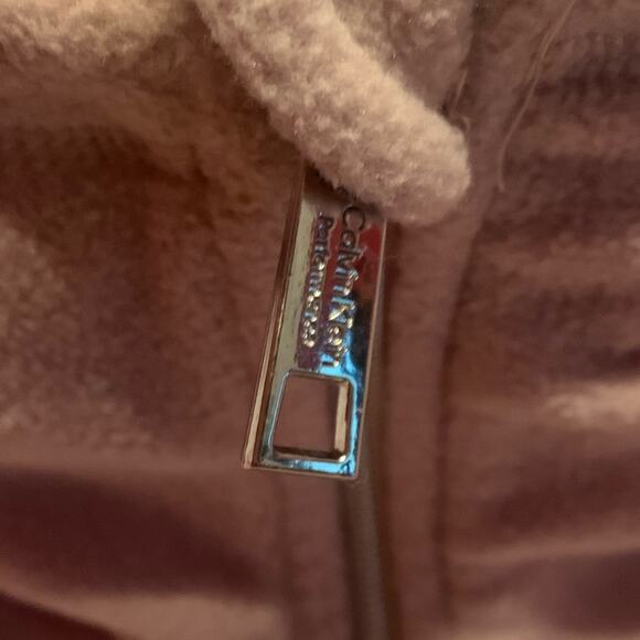 Calvin Klein Performance Mauve Zipup Fleece with Pockets - Picture 10 of 12
